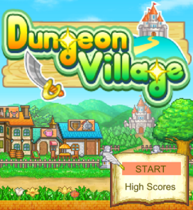 Dungeon Village Start Screen