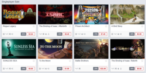 Humble Bundle Singleplayer Sale Selection