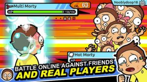 Pocket Mortys Battle Against Real Players