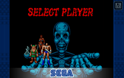 SEGA Forever Golden Axe Select Player