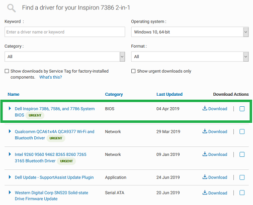 Dell Drivers & Downloads