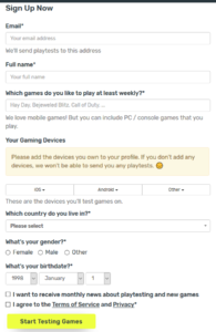 Become a tester with PlaytestCloud