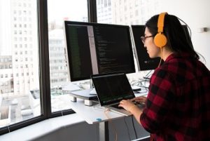 Woman Coding Featured