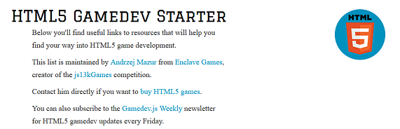 Enclave Games HTML5 Gamedev Starter Featured