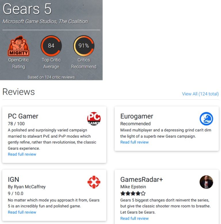 Opencritic Mighty OpenCritic: A Great Alternative To Metacritic For Games | My Dpad