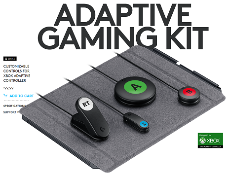 Logitech G Adaptive Gaming Kit for the Xbox Adaptive Controller Featured