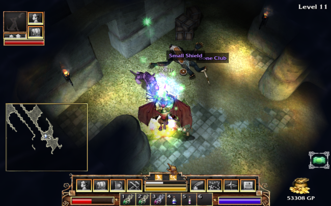 Screenshot of FATE Dungeon Gameplay