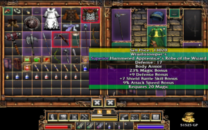 Screenshot of FATE Merchant Shop